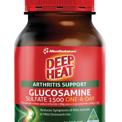 Deep Heat Glucosamine Sulfate 1500 One-A-Day 180 Tablets