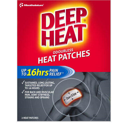 Deep Heat Muscular Pain  Patches 2pk