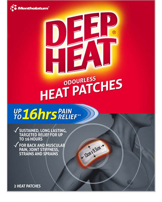 Deep Heat Muscular Pain  Patches 2pk