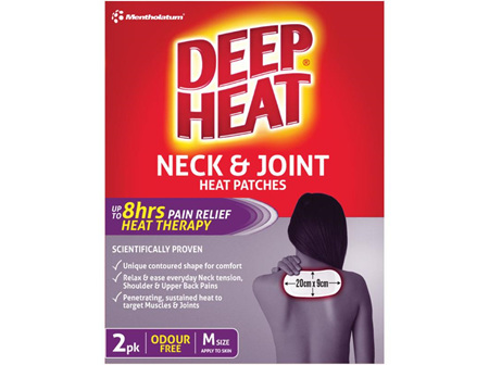 DEEP HEAT NECK&JOINT HEAT PATCH 2 PACK