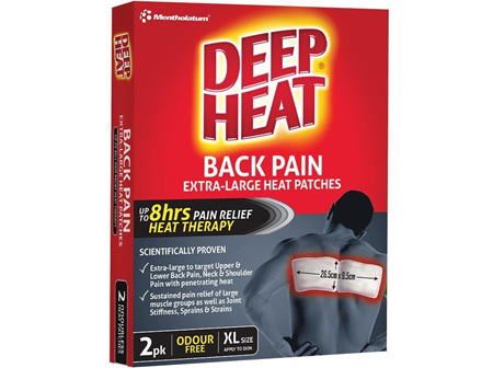 Deep Heat Patch Back XL 2pk