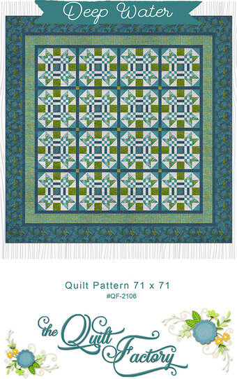 Deep Water Quilt Pattern by Deb Grogan of The Quilt Factory