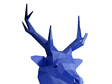 Deer Head - Blue