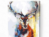 Deer - Paint By Numbers - Canvas On Wooden Frame