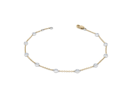 Delicate Diamond Chain Bracelet