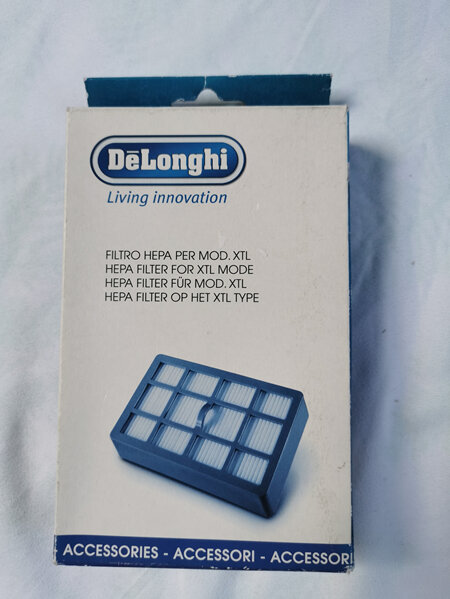 DELONGHI VACUUM CLEANER HEPA FILTER MODEL XTL190PE XTL210PE XTL212PET PART 5519110021