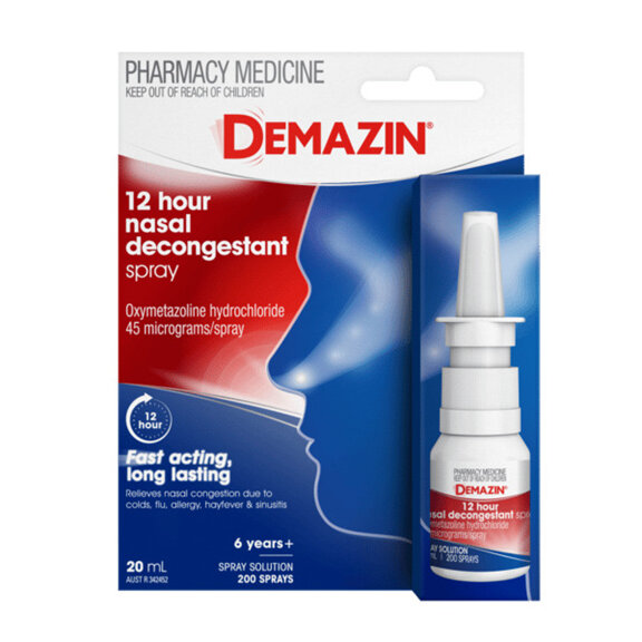 Demazin 12Hr Decongestant Nasal Spray 20ml