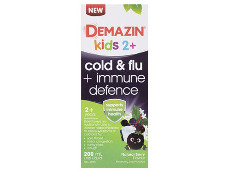 Demazin Cold & Flu + Immune Defence 200mL