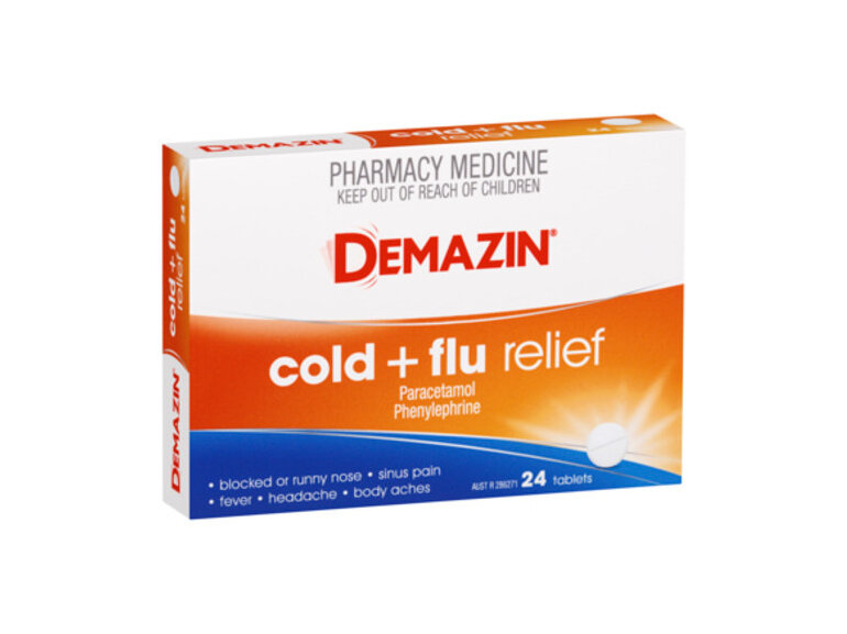 Demazin Pe Cold & Flu Tab 24