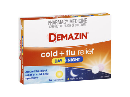 Demazin PE Day & Night Cold & Flu 24 Tablets