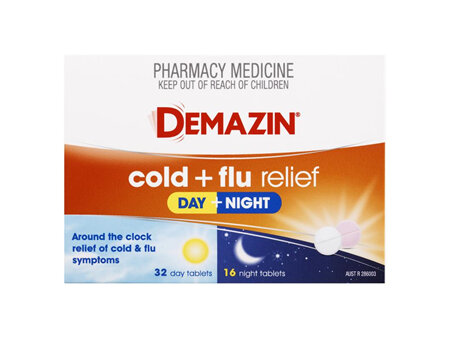 Demazin PE Day & Night Cold & Flu 48 Tablets