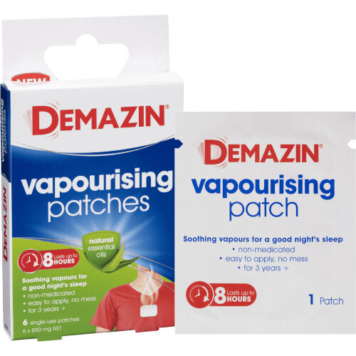 DEMAZIN Vaporising Patches 6 pack