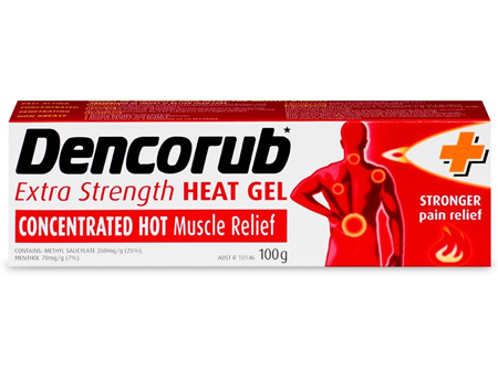 Dencorub Heat Gel Extra Strength 100g