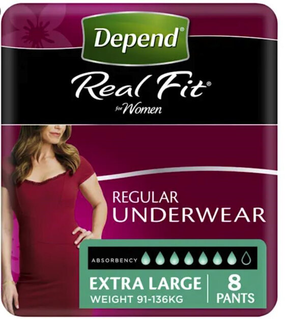 DEPEND REALFIT WOMEN XL 8