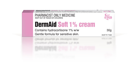 DermAid Soft Cream 1% 30g  (Pharmacist Only)
