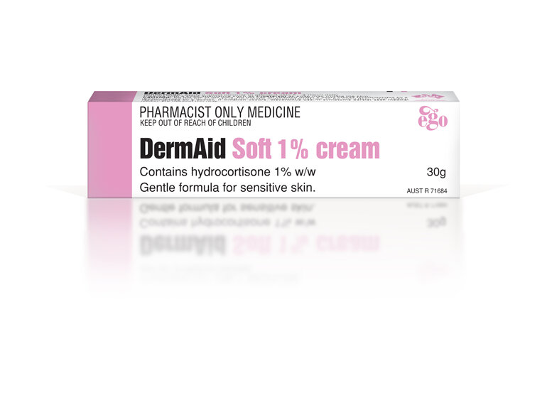 DermAid Soft Cream 1% 30g  (Pharmacist Only)