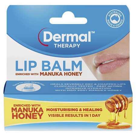 DERMAL THERAPY Lip Balm M/Honey 10g