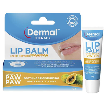 DERMAL THERAPY Lip Balm Paw Paw 10g