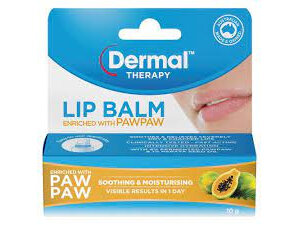 Dermal Therapy Lip Balm Paw Paw 10G Tube