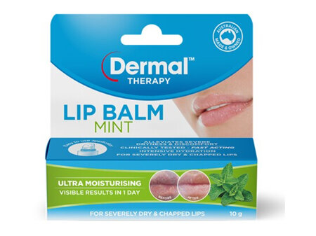 Dermal Therapy - Mint Lip Balm 10g