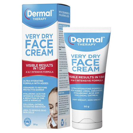 DERMAL THERAPY V/Dry Face Crm 50g