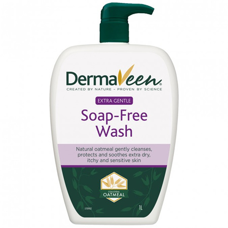 DermaVeen Extra Gentle Soap-Free Wash 1L