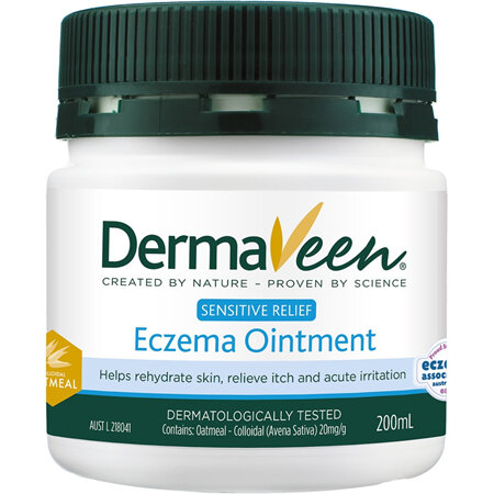 DermaVeen Sensitive Relief Eczema Ointment 200G