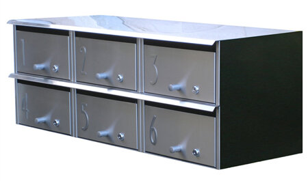 Designer Apartment Letterbox Stainless Steel