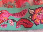 Designer Ribbon - Tula Pink - Chipmunk Turquoise