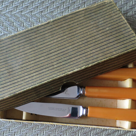Dessert knives in box