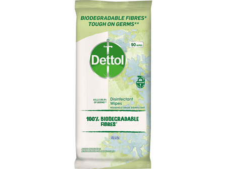 DETTOL Biodegradable Disinfectant Wipe 90