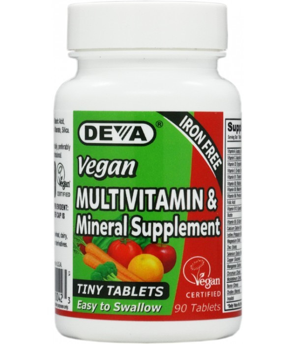 Deva Multivitamin Iron Free Tiny Tablets 90