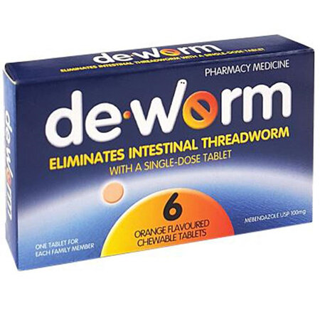 Deworm 100mg 6 Tablets