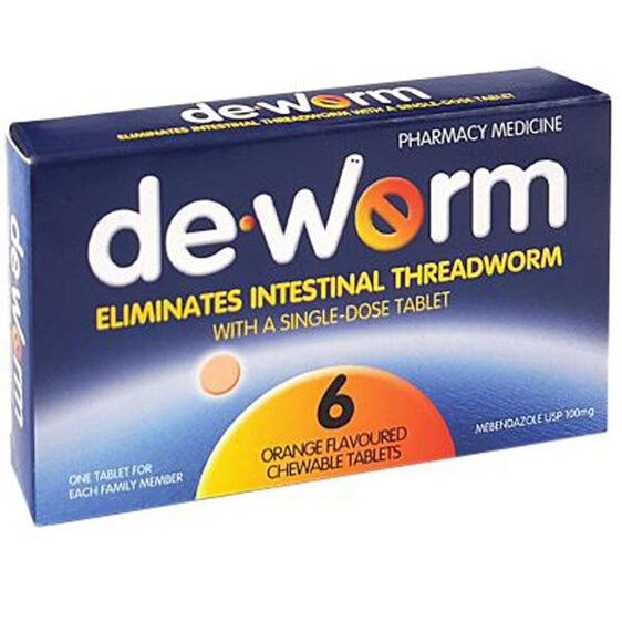 Deworm 100mg 6 Tablets