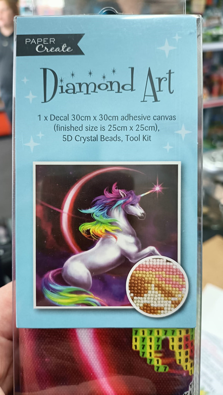 Diamond Art  - Multicolour Unicorn HA0037