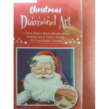 Diamond art - Santa design.