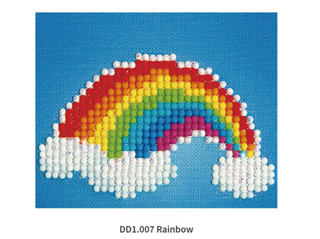 Diamond Dots Rainbow 10.2 x 10.2cm