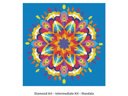 Diamond Dotz Flower Mandala 20.3 x 25.4cm