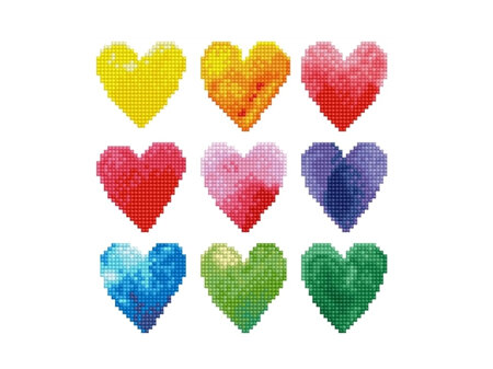 Diamond Dotz Love Rainbow 20 x 20cm