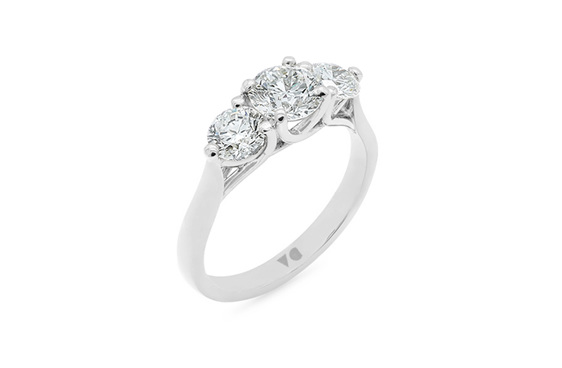 Diamond Engagement Ring, White Gold, Platinum, Yellow Gold, Rose Gold