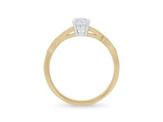 Diamond Solitaire, Diamond Engagement Ring, Engagement Ring 18ct yellow gold