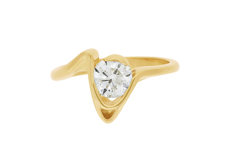 Diamond Solitaire Engagement Ring, Cove The Sandrift Collection