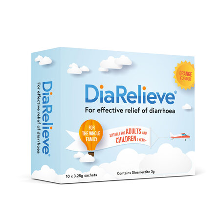 DiaRelieve 10 Sachets 3.25g