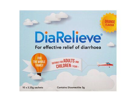 DiaRelieve® Orange Flavour 10 Pack x 3.25g