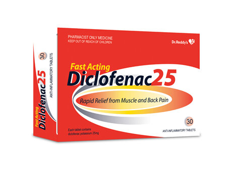 Diclofenac Tabs 25mg 30’s