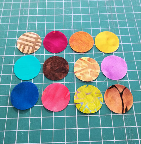 Die Cut Batik Small Circles (24 Pack)