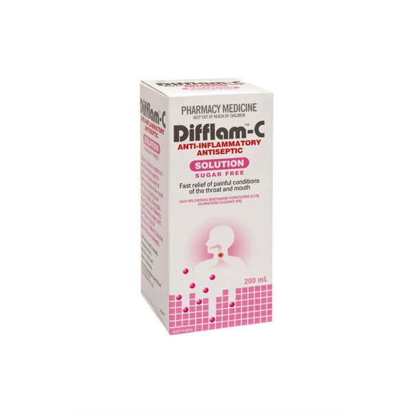 DIFFLAM-C Anti-inflammatory Antiseptic Solution 200ml