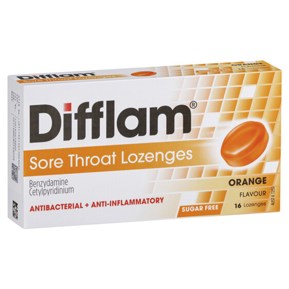 Difflam Lozenges Orange 16