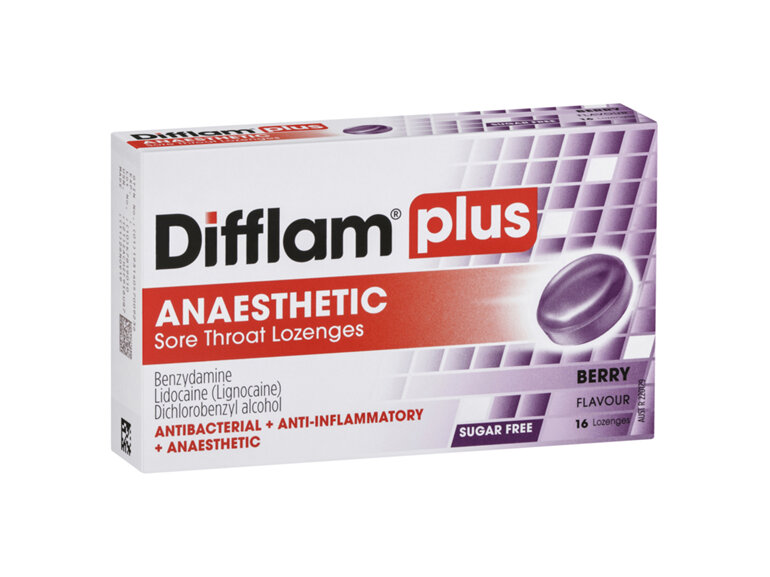 Difflam Plus Anaesthetic Berry Lozenges 16
