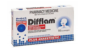 Difflam Plus Anaesthetic Menthol Lozenges 16 Pack